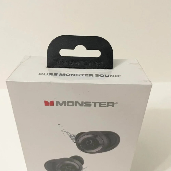Monster Achieve  100 Airlinks Headphones Bluetooth USB-C Water Resist Sealed - Picture 3 of 13